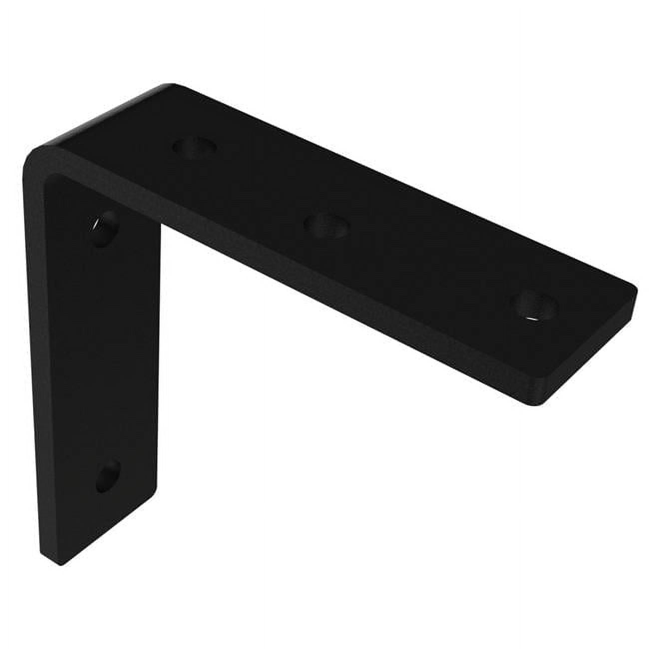 Live Edge Timber 105769 3 in. L Style Shelf Bracket, Black