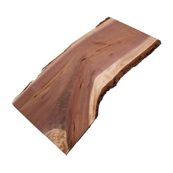 Live Edge Walnut Slab (1" Thick x 4"-8" Wide x 24" Long). Perfect for Cutting Boards, Cheese Boards, Charcuterie Boards, and Many DIY Projects