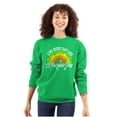 thumbnail image 1 of Live Every Day Like St Patricks Day Women Crewneck Sweatshirt Brisco Brands S, 1 of 6