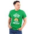 thumbnail image 1 of Live Every Day is Taco Tuesday Joke Men's Graphic T Shirt Tees Brisco Brands S, 1 of 6