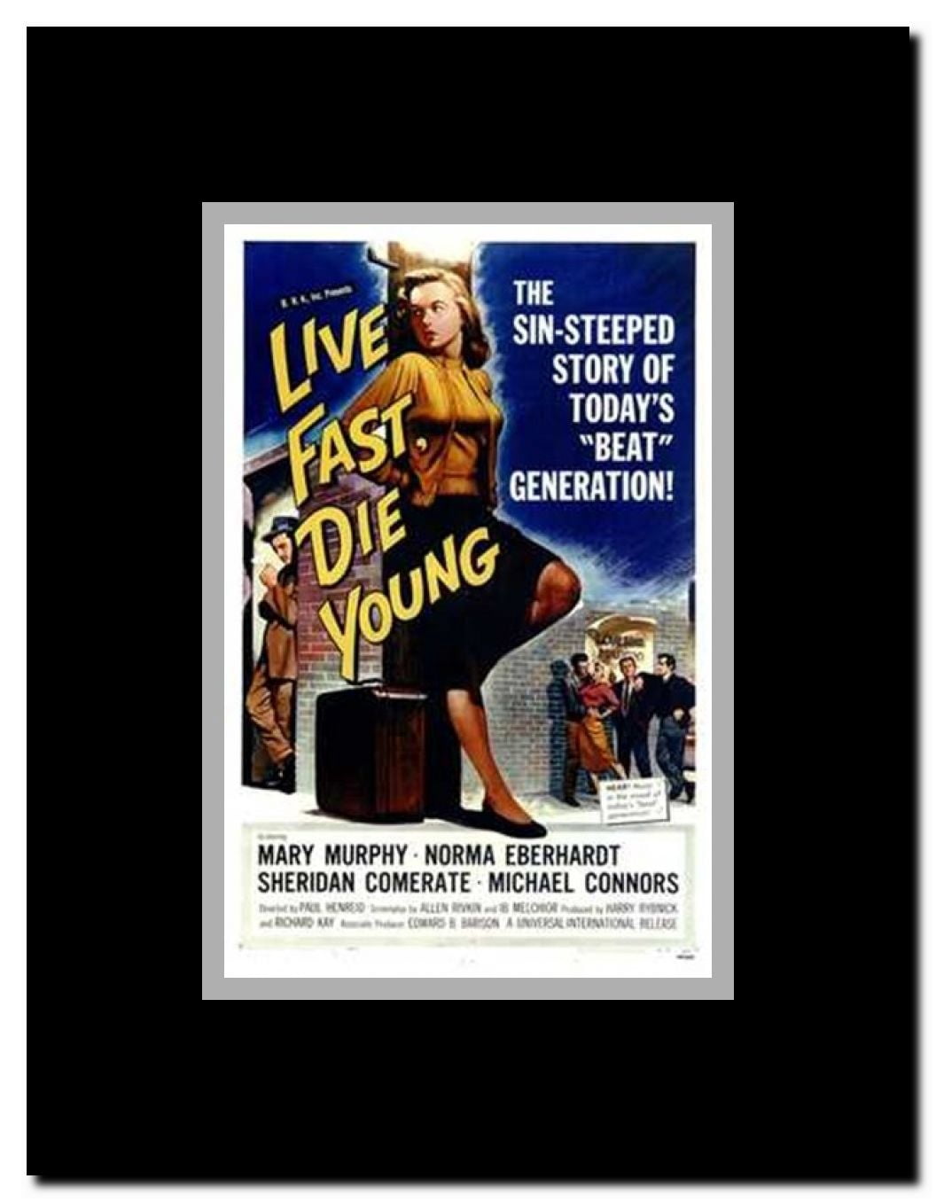 Live Fast Die Young Framed Movie Poster