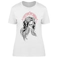 thumbnail image 1 of Live Fast Die Young Girl Sketch T-Shirt Women -Image by Shutterstock, Female x-Large, 1 of 2