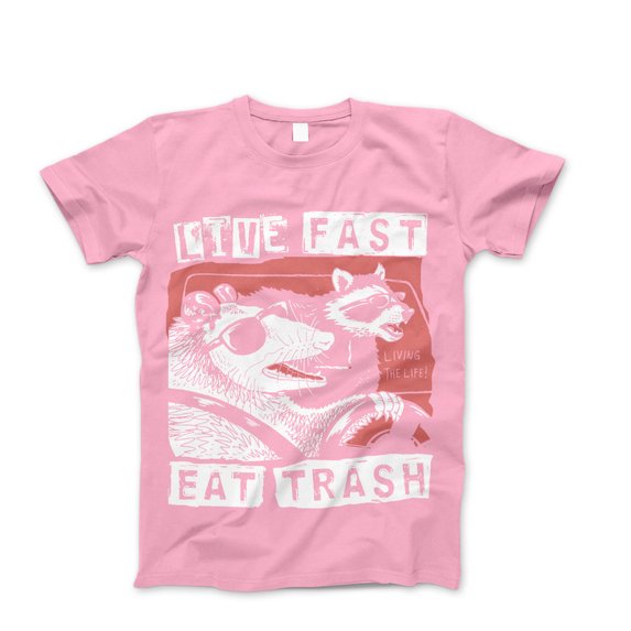 Live Fast Eat Trash Tshirt, Racoon Meme T-shirt, Funny Racoon Shirt, Funny Trash Panda Shirts, Racoon Tee, Funny Animal Gift