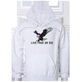 thumbnail image 1 of Live Free Graphic Pullover Sweatshirt, White - Large, 1 of 1