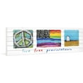 thumbnail image 1 of "Live Free Provincetown" by Tori Campisi Painting Print on White Pine Wood, 1 of 7