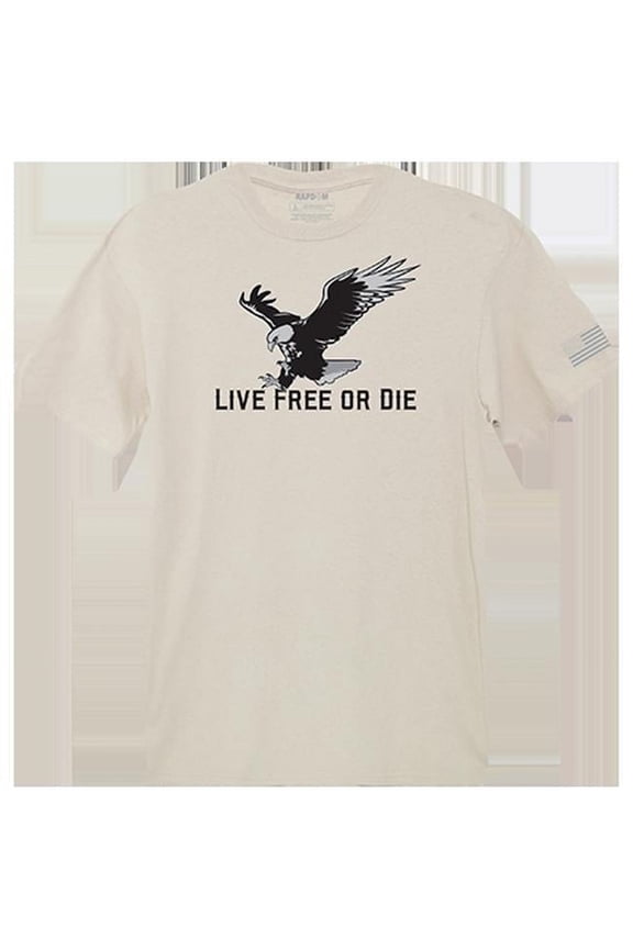 Live Free Tactical Graphic T-shirt, Sand - Extra Large