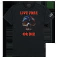 thumbnail image 1 of Live Free or Die Skull Tactical Graphics Tee, Black - 2X, 1 of 1