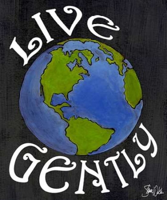 Live Gently Canvas Art - Shanni Welsh (20 x 24)