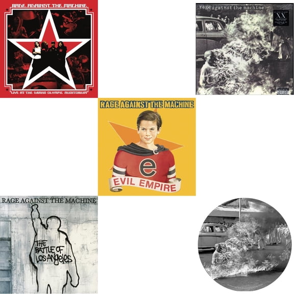 Live At The Grand Olympic Auditorium (2LP/180G Vinyl) & Battle Of Los Angeles (180G LP Vinyl) & Evil Empire (Pa) (180G) & Rage Against The Machine & Rage Against The Machine (X) (Picture Disc)