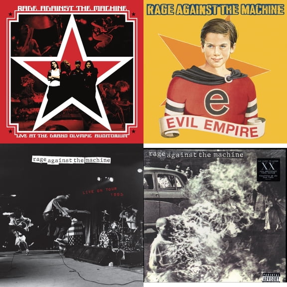 Live At The Grand Olympic Auditorium (2LP/180G Vinyl) & Evil Empire (Pa) (180G) & Live On Tour 1993 (X) (2LP/140G/Side D Etching) & Rage Against The Machine
