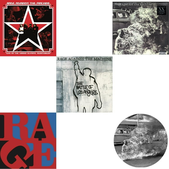 Live At The Grand Olympic Auditorium (2LP/180G Vinyl) & Renegades (180G LP Vinyl) & Battle Of Los Angeles (180G LP Vinyl) & Rage Against The Machine & Rage Against The Machine (X) (Picture Disc)