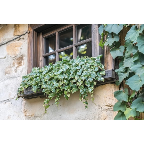Live Ground-Cover Plants - Needlepoint Ivy + Hedera Helix - [Qty: 1x Pint Pot] - (Click for Other Available Plants/Quantities)