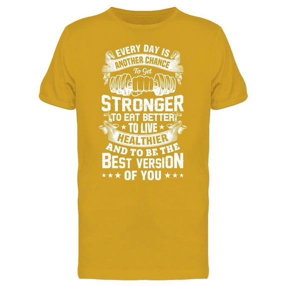 Live Healthier Everyday T-Shirt Men -Image by Shutterstock, Male 3X-Large