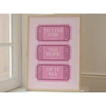 thumbnail image 1 of To Live For The Hope Of It All Music Lyrics Concert Ticket Wall Art Preppy Pink Taylor Lyrics Gift Coquette Room Decor Trendy Dorm Wall Art Wall Art, Modern Wall Decor, 8x12 UNFRAMED, 1 of 2