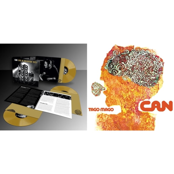 Live In Brighton 1975 (Limited Edition/Inca Gold Vinyl/3LP) & Tago Mago (Limited Edition Orange LP Vinyl)