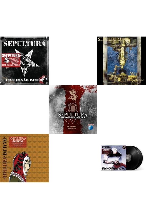 Live In Sao Paulo (2LP) & Dante Xxi & Metal Veins - Alive At Rock In Rio (Limited/2LP) & Chaos A.D. (Expanded Edition/2LP) & Roorback