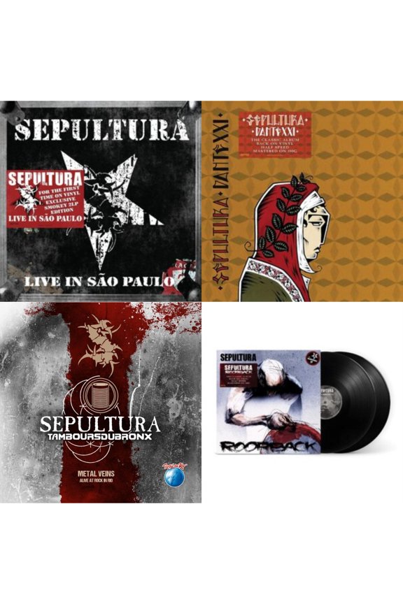 Metal Veins - Alive At Rock In Rio (Limited/2LP) & Roorback & Dante Xxi & Live In Sao Paulo (2LP)
