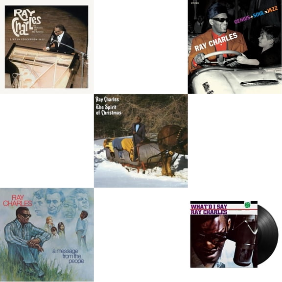 Live In Stockholm 1972 (140G) & Message From The People (140G) & Spirit Of Christmas & Genius + Soul = Jazz (Orange LP Vinyl) & What'd I Say (180G)