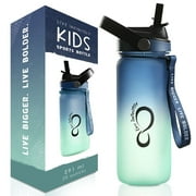 Live Infinitely 20 Oz Kids Water Bottle with Straw BPA Free Water Bottle, Twilight