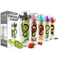 Live Infinitely 32 oz Flavor Infused Water Bottle, FullLength Infusion