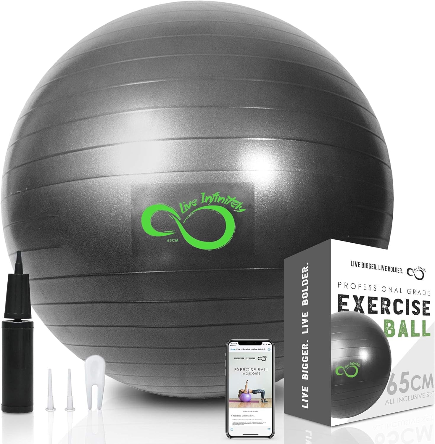 65cm exercise ball walmart discount