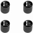 thumbnail image 1 of Live Laugh Love Black Tire Rim Wheel Aluminum Valve Stem Caps, Multiple Colors, 1 of 1