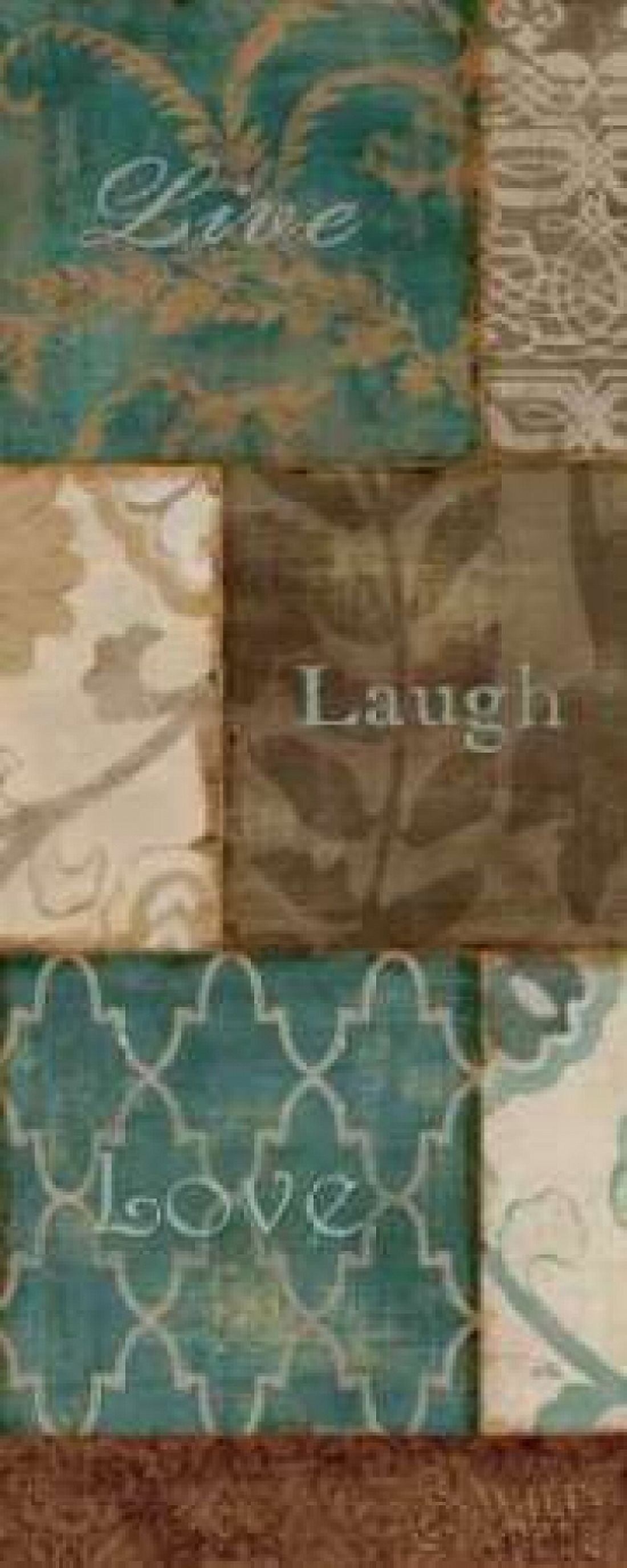 Live Laugh Love Canvas Art - Pela (24 x 48)