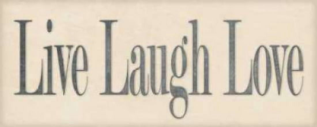 Live Laugh Love Canvas Art - Stephanie Marrott (24 x 48)