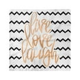 thumbnail image 1 of Live Laugh Love Head Scarf, Chevron Art, Head Wrap, 3 Sizes, by Ambesonne, 1 of 2