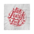 thumbnail image 1 of Live Laugh Love Head Scarf, Retro Stamp, Head Wrap, 3 Sizes, by Ambesonne, 1 of 2
