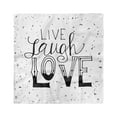 thumbnail image 1 of Live Laugh Love Head Scarf, Words Hipster, Head Wrap, 3 Sizes, by Ambesonne, 1 of 2