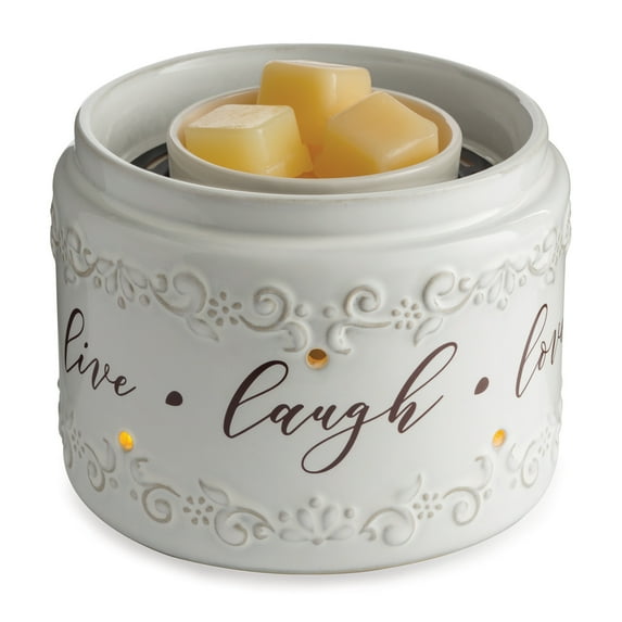Live, Laugh, Love Illuminaire Fan Fragrance Warmer by Candle Warmers Etc.