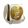 thumbnail image 1 of Live Laugh Love Messenger Bag, Big Spot Words, Unisex Cross-body, by Ambesonne, 1 of 2