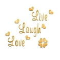 thumbnail image 1 of Live Laugh Love Quote Removable Wall Art Stickers Mirror Decal DIY Room Decor A, 1 of 2
