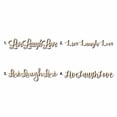 thumbnail image 1 of Live, Laugh, Love Sign Unfinished Wood Cutout Home Decor DIY Option 2- 14" Wide / 1/4", 1 of 3