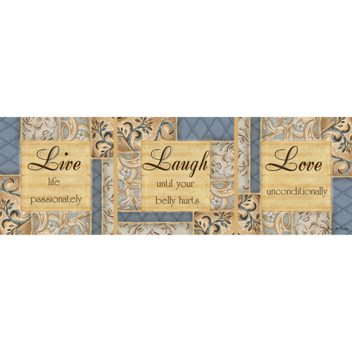 LiveLaughLove Wall Decor, 36x12