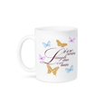 thumbnail image 1 of 3dRose, Live, Laugh, Love with Pretty Butterflies, 15oz Mug, 1 of 7