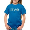 thumbnail image 1 of Live Life Daisy Lettering T-Shirt Juniors -Image by Shutterstock,  x-Large, 1 of 4