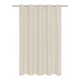 thumbnail image 1 of Live Life EZ Hook Waffle Weave Fabric Shower Curtain with Built in Hooks and Snap Off Liner (70" x 75") - Ivory, 1 of 2