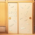 thumbnail image 1 of Live Love 3D Acrylic Mirror Wall Decals Feather Self Adhesive Art Stickers Love Sign Silver Wall Stickers DIY Decor Mirrored Letters Wall Art for Bedroom Living Room, 1 of 9