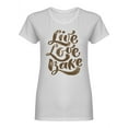 thumbnail image 1 of Live Love Bake  Shaped Tee Women's -Image by Shutterstock, 1 of 2
