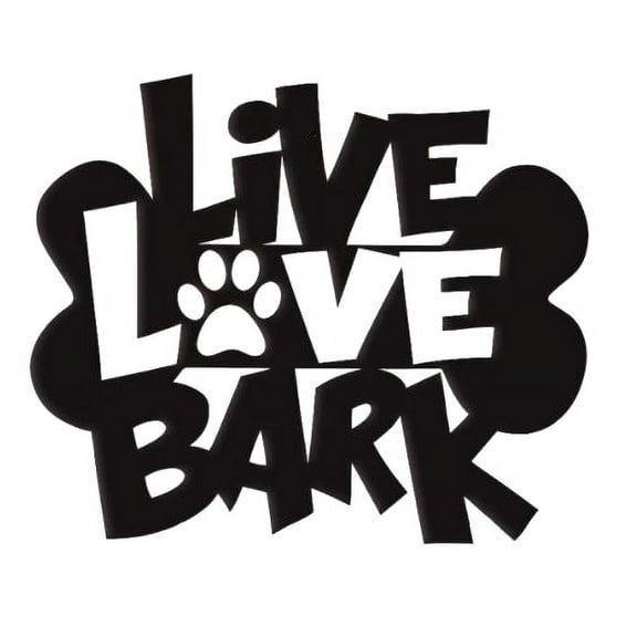 Live Love Bark - Metal Wall Art