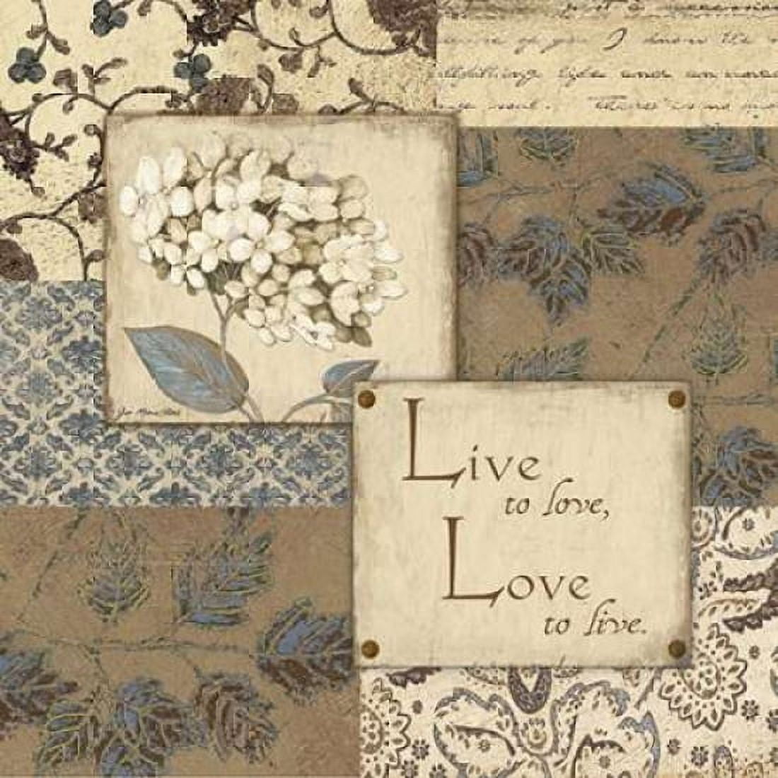 Live-Love Canvas Art - Jo Moulton (24 x 24)
