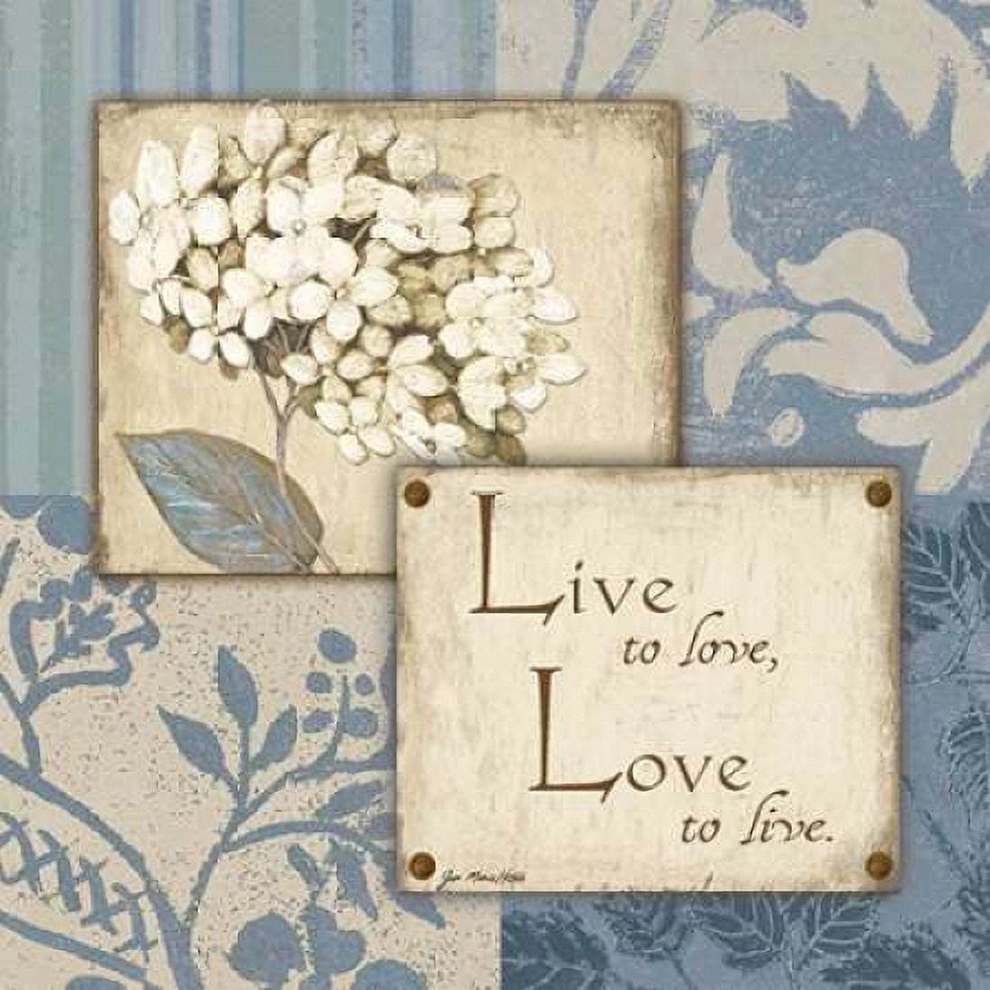 Live Love Canvas Art - Jo Moulton (24 x 24)