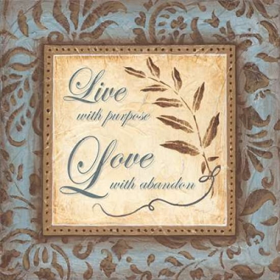 Live Love Canvas Art - Tava Studios (24 x 24)