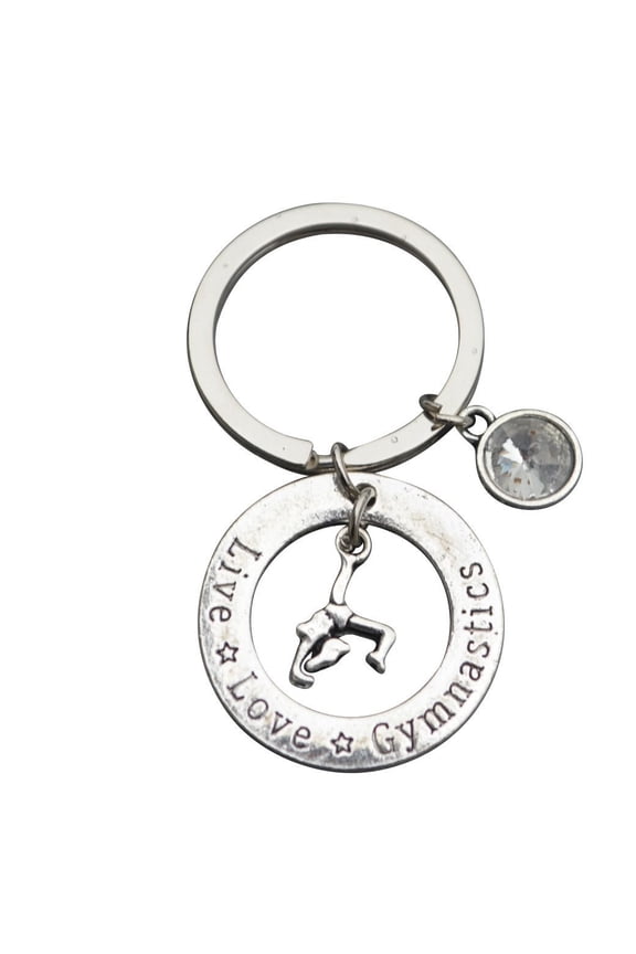 Live Love Gymnastics Keychain -