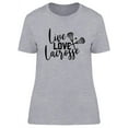 thumbnail image 1 of Live Love Lacrosse T-Shirt Women -Image by Shutterstock, Female Small, 1 of 2