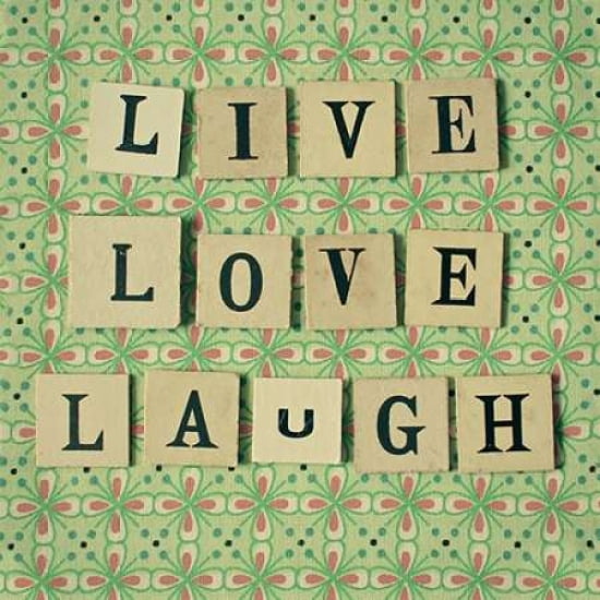Live Love Laugh Canvas Art - Cassia Beck (24 x 24)