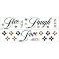 thumbnail image 1 of Live, Love, Laugh Quote Wall Decals, 1 of 5