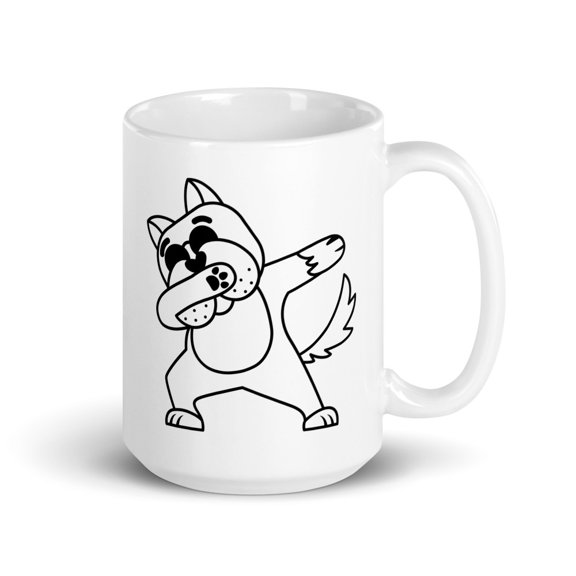 NUKD Live, Love, Lick - Pet Lover's White Mug (15 oz)